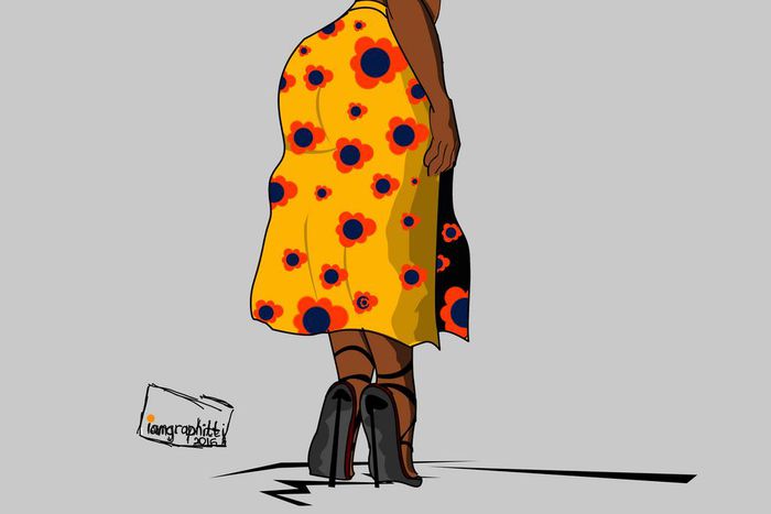 Ghanaian woman with big ass