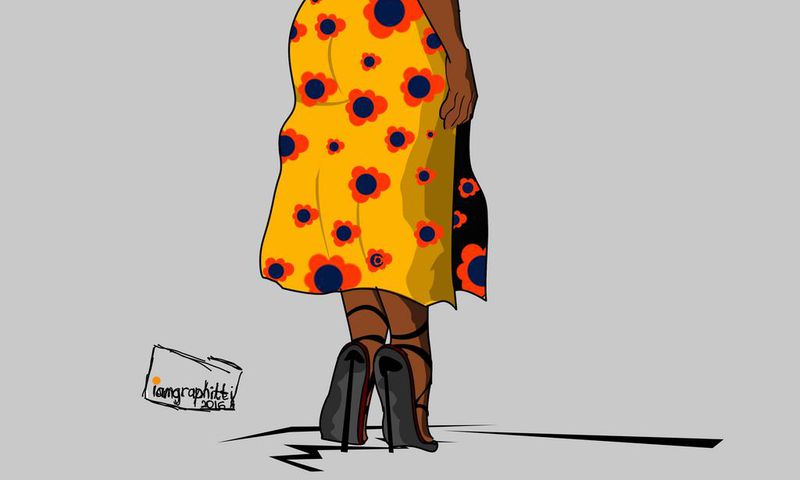 Ghanaian woman with big ass