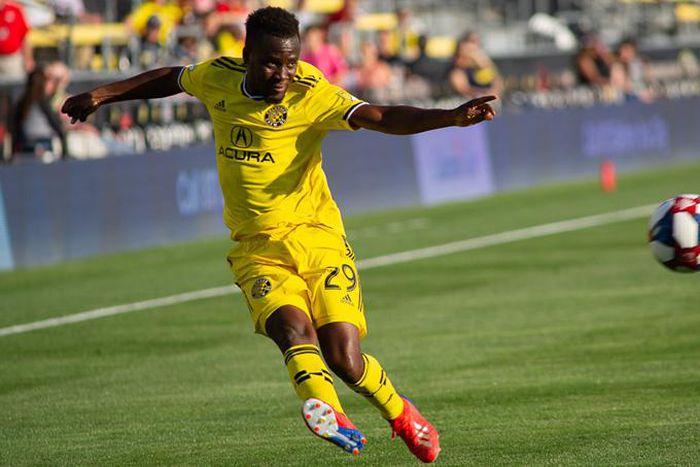 David Accam at Crew
