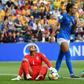 Goalkeeper Barbara and the Brazil defence crumbled in the second half
