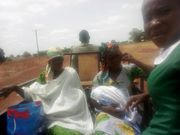 The midwife in the picture is Belinda Zumebome