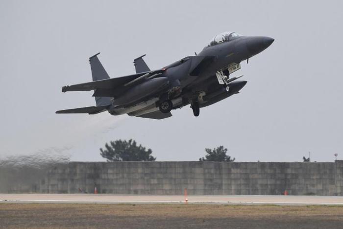 South Korea said it scrambled fighters, including F-15Ks, after a Russian warplane violated its airspace