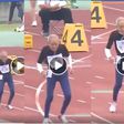 102-year-old man competes in a 100-meter race with able-bodied youth (video)