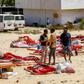 The International Organization for Migration says aound 300 migrants are still being held in a Libyan detention centre just days after aan air strike there killed 44 migrants