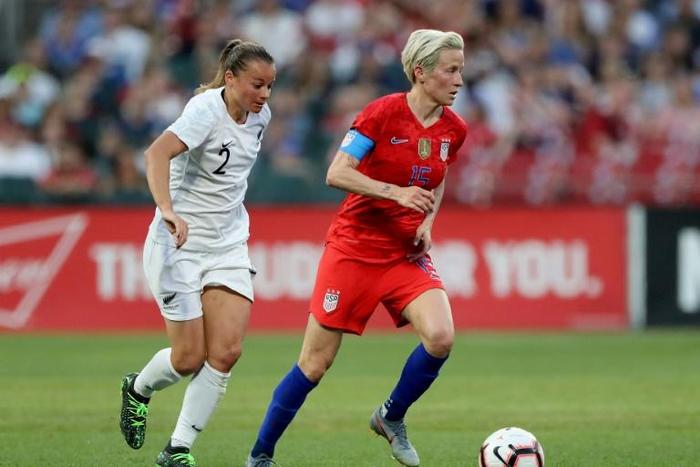 USA co-captain Megan Rapinoe is a leader on and off the pitch for the defending world champions
