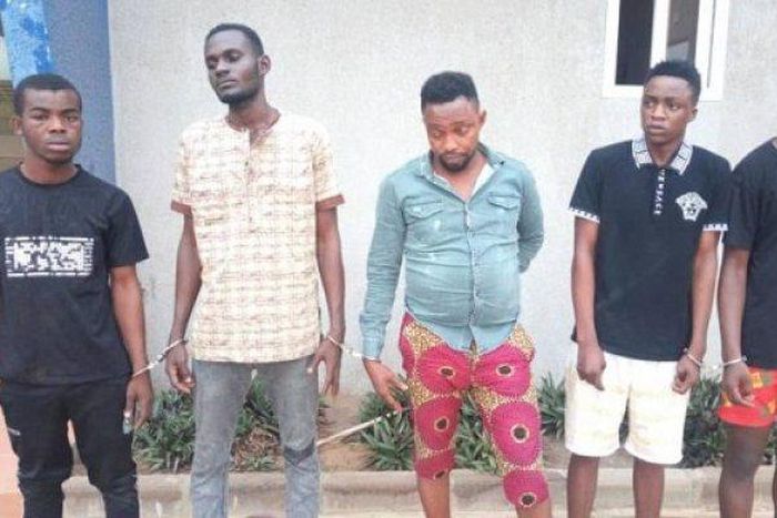 Tema: 5 Nigerians rape woman in front of her husband