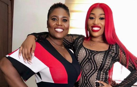 Fantana with her mother