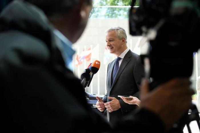 French Finance Minister Bruno Le Maire spoke of an EU 'breakthrough' after a compromise was struck on a eurozone operational budget