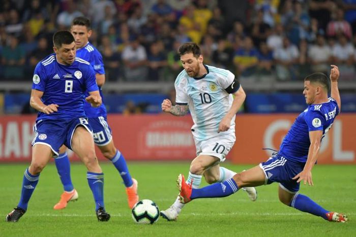Lionel Messi salvaged a 1-1 draw for Argentina with a penalty against Paraguay in the Copa America