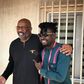 Steve Harvey hangs out with Ghanaian designer, Kwaku Bediako