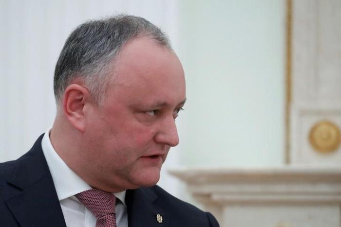 A coalition was agreed between the Socialist Party of Moldovan President Igor Dodon (pictured January 2019), which took 35 out of 101 parliamentary seats in the February 2019 vote, and the pro-European ACUM alliance, which had 26 seats
