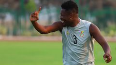 Ghana's all-time leading scorer Asamoah Gyan