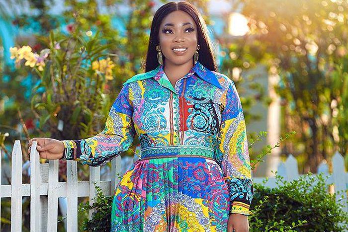Ghanaian actress, Moesha Boduong stuns in new photos