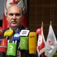The head of Tunisia's electoral body Nabil Baffoun announces presidential polls for September 15