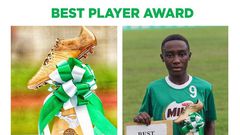Samuel Obeng was adjudged the Overall Best Player