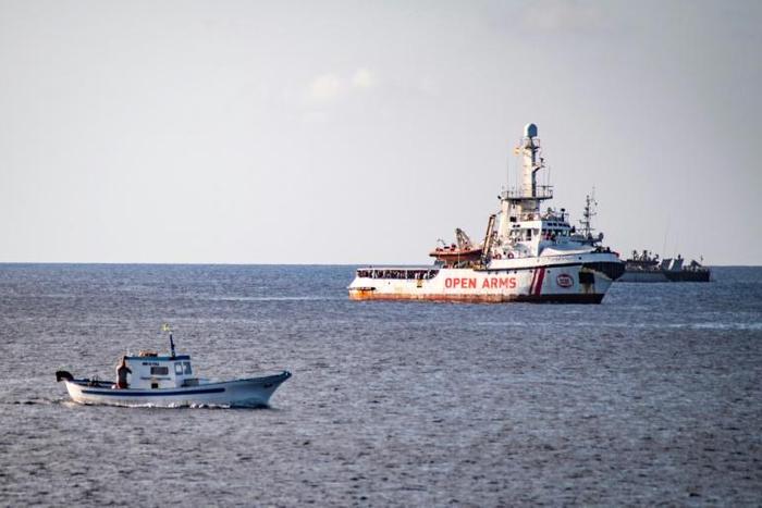 Some 80 migrants are thought to be left on board Open Arms, a Spanish rescue ship, after Italy repeatedly refused to allow the boat to dock