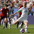 Rapinoe's two penalties set up a quarter-final meeting with hosts France