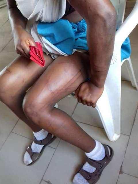 Lady flogs her househelp