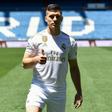 Real Madrid's new signing Luka Jovic was presented at the Santiago Bernabeu on Wednesday.