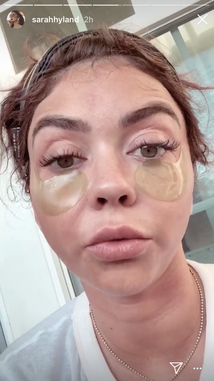 Sarah Hyland Instagram no makeup