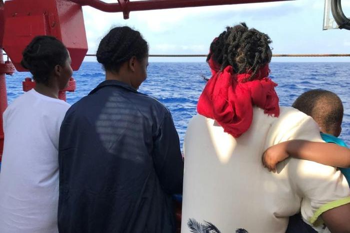 "With the Libyans, it was pain. Just beatings, beatings," she told AFP aboard the Ocean Viking after her rescue on Friday