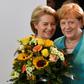 EU president-elect Ursula von der Leyen, seen posing in Berlin with Angela Merkel, won a wafetr-thin majority -- a weak foundation from which to unite an increasingly fragmented Europe