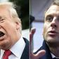 President Donald Trump (left) has generally got along well with French counterpart Emmanuel Macron