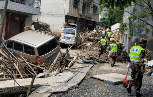 Typhoon Lekima hit the Chinese provinces of Zhejiang, Shandong and Anhui over the weekend, forcing more than two million residents to flee