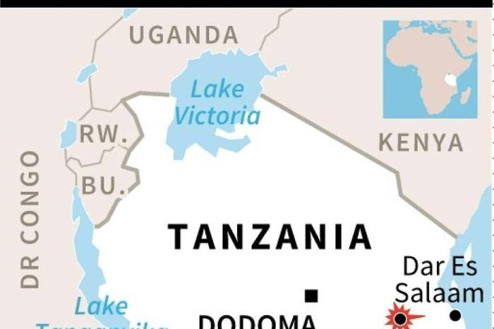 Map of Tanzania locating Morogoro