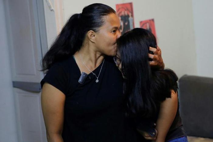 Filipinas Ramela and Sivan Noel, along with some 600 families, now facing expulsion from Israel after losing their residency status