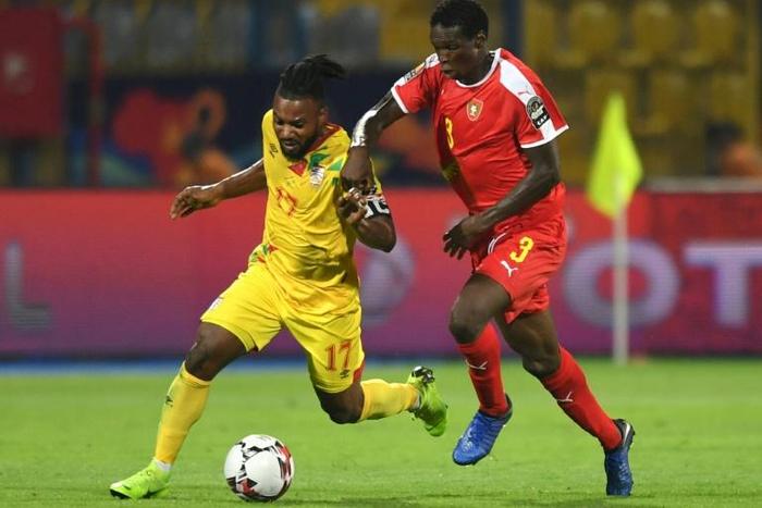 Stephane Sessegnon (L) was unable to inspire Benin to victory on his return from suspension