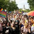 Hundreds of people turned out for the first gay pride march in the Polish city of Bialystok
