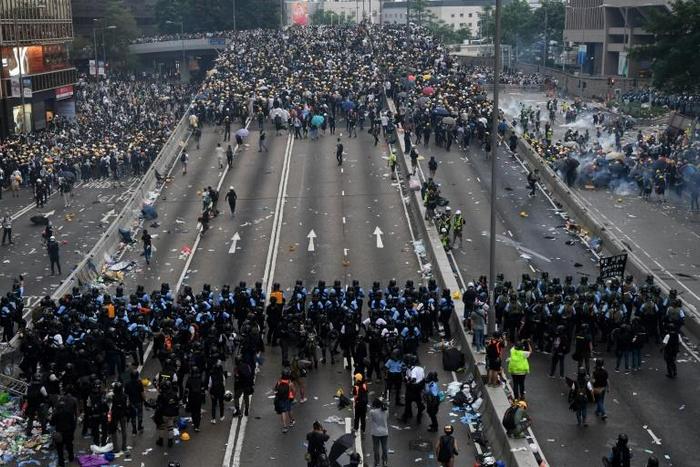 Hong Kong's political crisis has placed its police force in the firing line of public anger