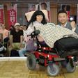 Newly elected lawmaker Eiko Kimura, who is paralysed from the neck down, has called for a system to ensure necessary care for the disabled