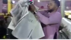 Pastor claims to be turning newspaper into money, but the trick goes bad (video)