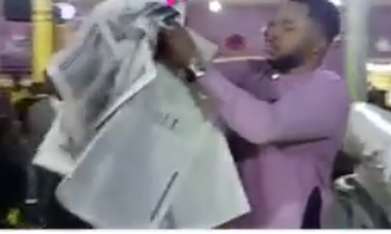 Pastor claims to be turning newspaper into money, but the trick goes bad (video)