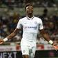 Chelsea forward Tammy Abraham celebrates after scoring against Barcelona