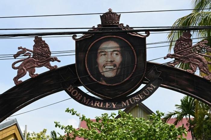 The entrance to the Bob Marley Museum in Kingston -- the reggae legend was a major football fan, and enjoyed playing as well
