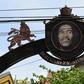 The entrance to the Bob Marley Museum in Kingston -- the reggae legend was a major football fan, and enjoyed playing as well