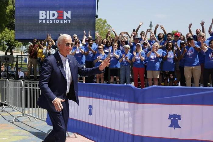 Former vice president Joe Biden has so far dominated, outpolling Trump and topping the Democratic field