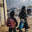 The orphans arrived from Kurdish-controlled camps in Syria after the death of their jihadist parents