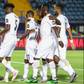 Black Stars celebrate their second goal.