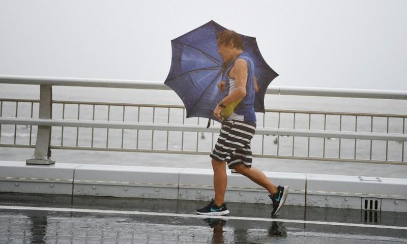 The storm is expected to bring heavy rain and strong winds
