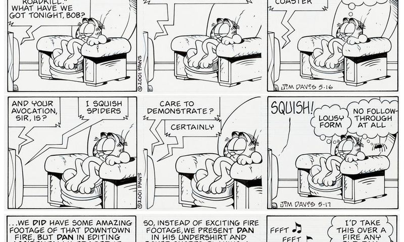 Garfield Art Heads to Auction