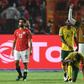 A dejected Mohamed Salah reacts after Egypt lost to South Africa in the Africa Cup of Nations