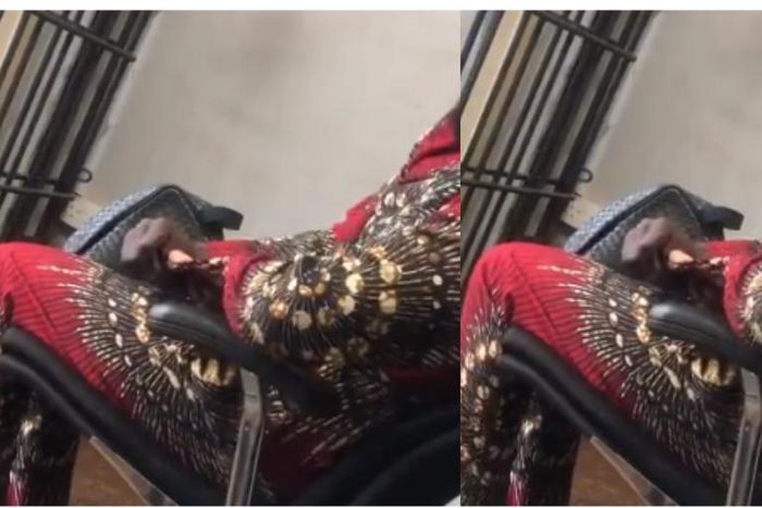 Man with high libido caught on camera masturbating in a printing shop (video)