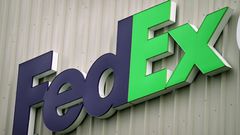 Police are investigating after a gun was found in a package being delivered by FedEx from the US to China