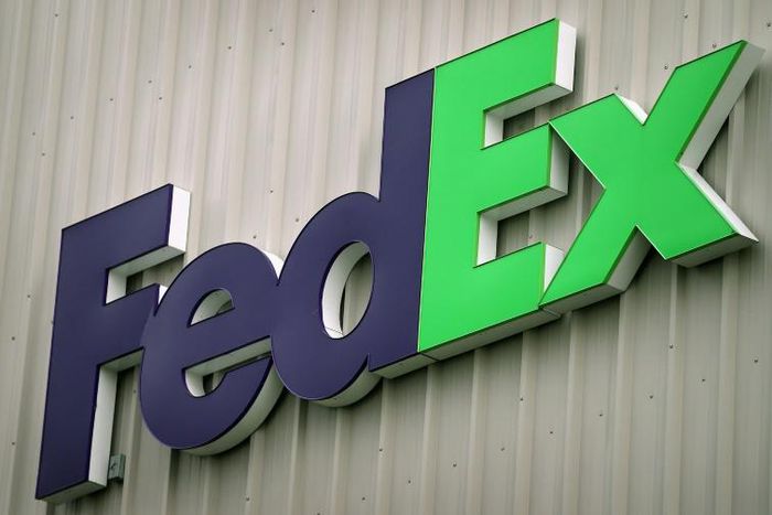 Police are investigating after a gun was found in a package being delivered by FedEx from the US to China