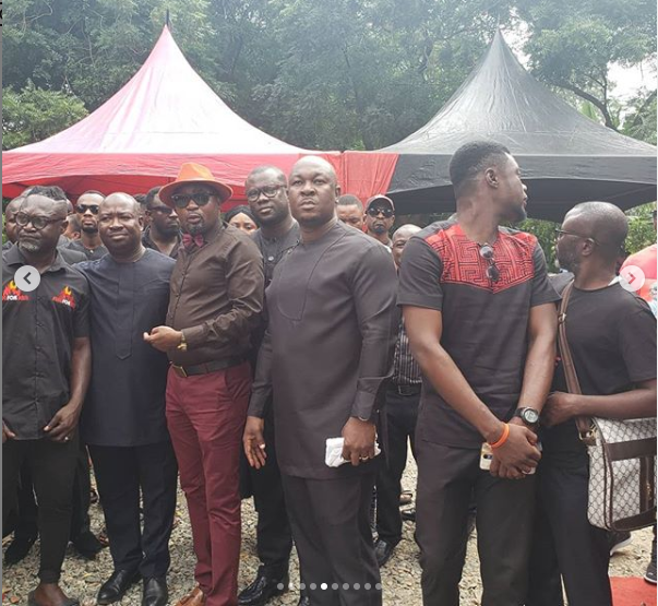 Heartbreaking photos of Countryman Songo, Dan K Yeboah & more at Kofi Appiah's funeral