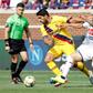 Luis Suarez, center, scored two goals to help spark Barcelona over Napoli 4-0 on Saturday at Ann Arbor, Michigan